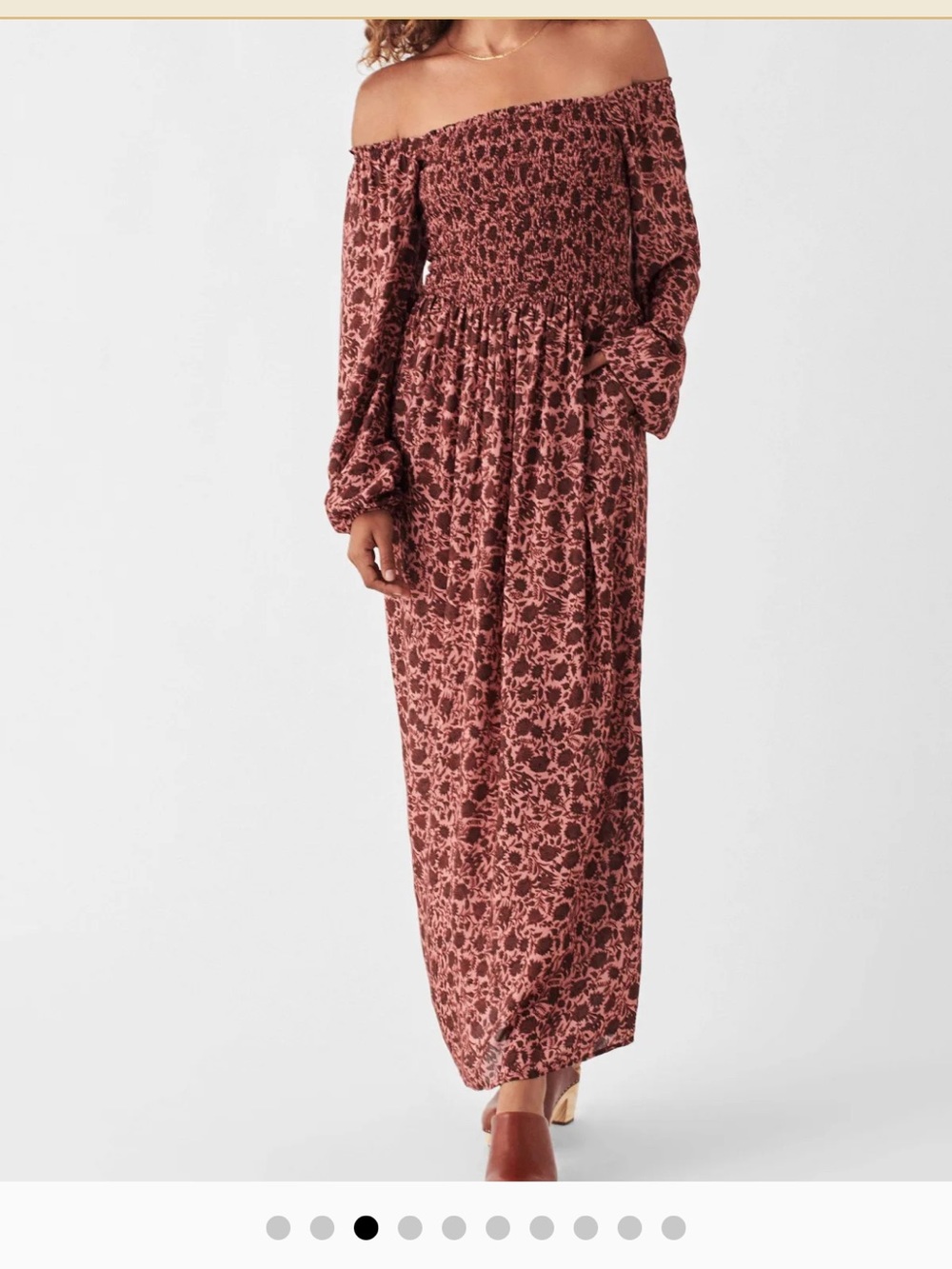 NWOT - Faherty Susanna Smocked Boho Dress  in Montserrat Floral